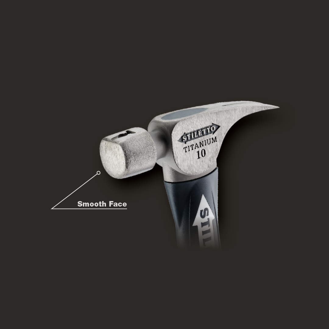 Stilletto FH10C 15 10 Oz Titan™ Titanium Finish Hammer 
